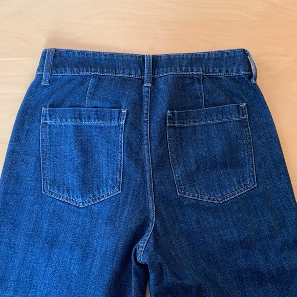 Gap Wide Leg Cropped Denim Size: 10/30 - Picture 4 of 7